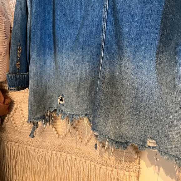 Free people denim shacket - Picture 5 of 10